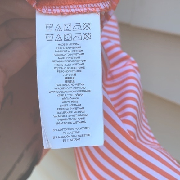 Michael Michael Kors Poppy Striped Bell Sleeve Top - Picture 12 of 15